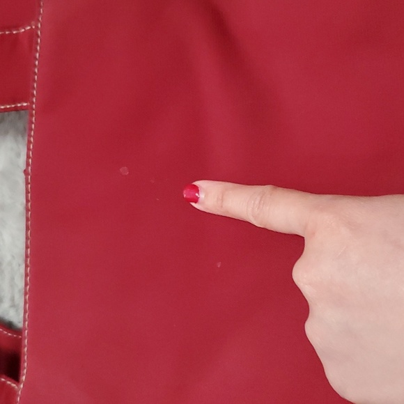 Covington Red nylon shoulder bag with coin purse - Picture 8 of 16